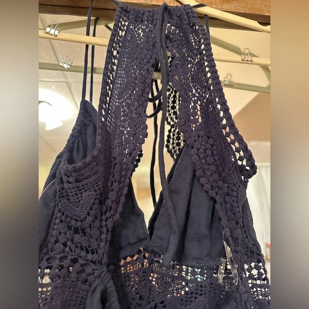 Navy Boho Summer Dress